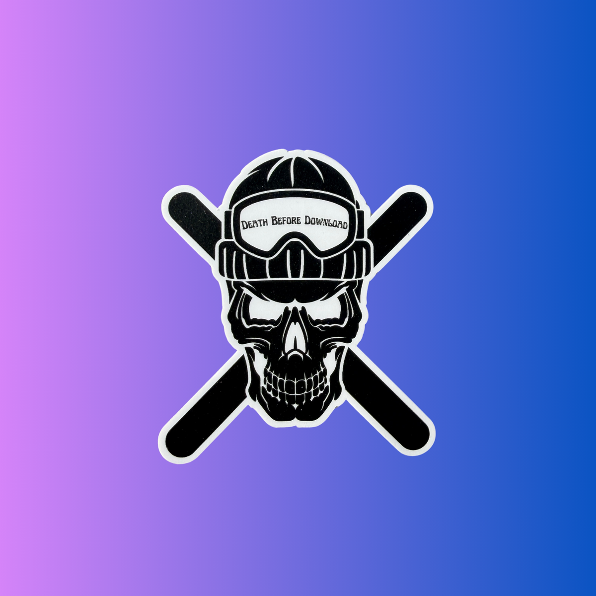 Death Before Download Sticker