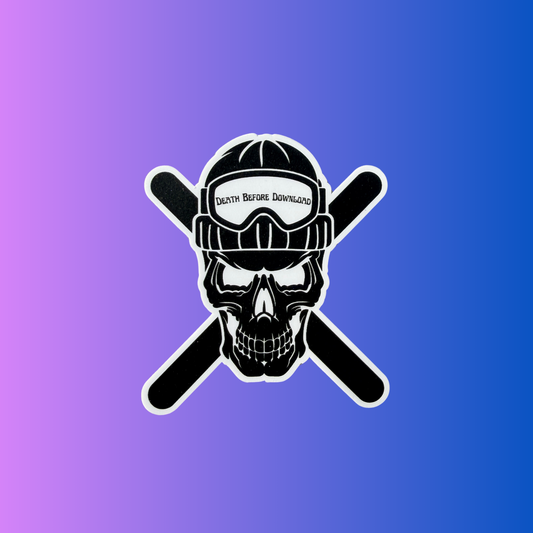 Death Before Download Sticker